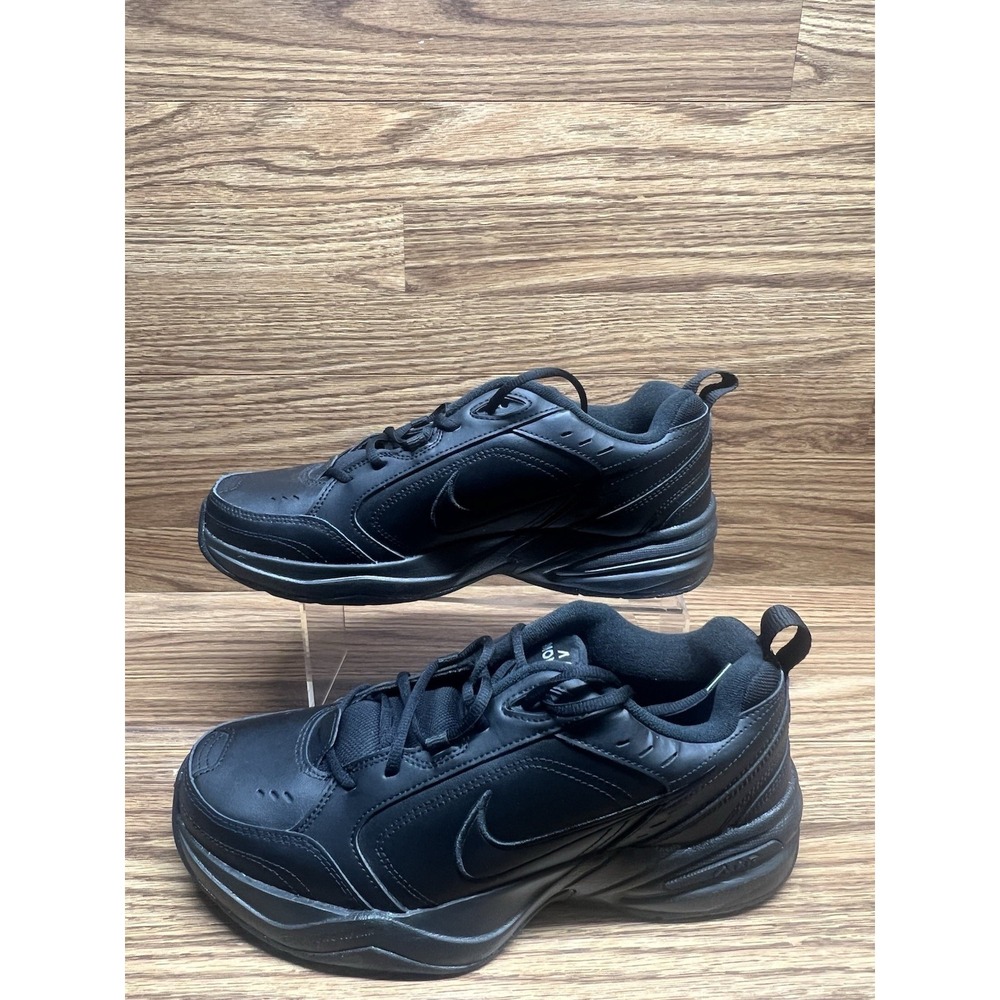 Nike Air Monarch IV 4 Triple Black 415445-001 Men's  SIZE 11.5